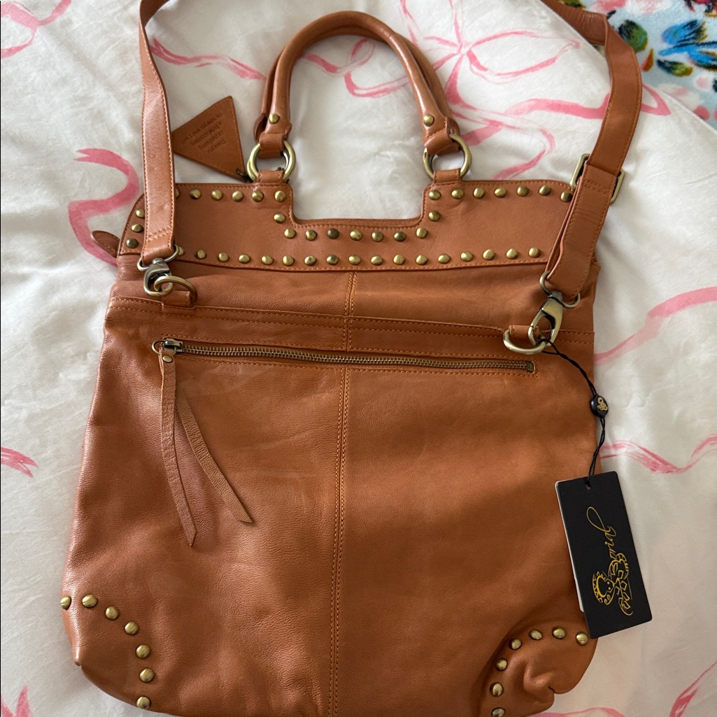 Sorial Leather Studded Bag